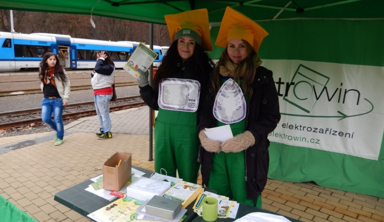 Akce Recyklace na nádraží