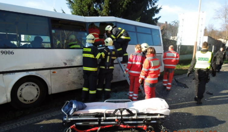 Nehoda u Sosnové. Foto: HZS LK