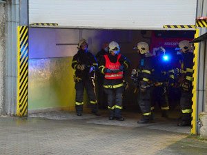 Cvičení v liberecké věznici se zúčastnilo pět hasičských sborů. Foto: Jaromír Mottl, David Kořínek