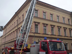 Cvičení v liberecké věznici se zúčastnilo pět hasičských sborů. Foto: Jaromír Mottl, David Kořínek