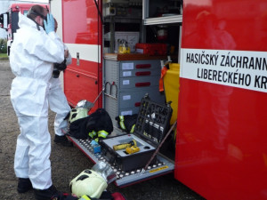 V Rynolticích zasahovaly dvě jednotky hasičů. Foto: HZSLK