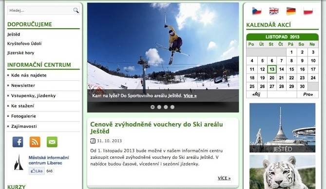 Nový web Městského informačního centra
