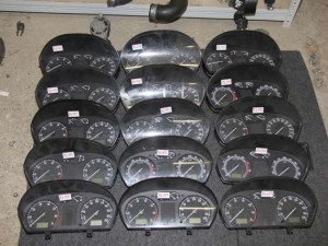 Díly z kradených aut. Foto: Policie ČR