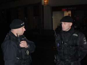Hlídka městské policie.