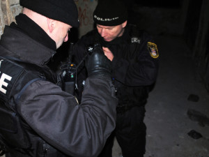 Hlídka městské policie.