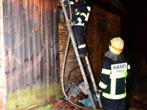 Hasiči zachránili před uhořením ustájené koně. Foto: HZSLK
