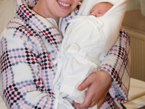 Isabel se narodila minutu po půlnoci. Foto: Jaroslav Appeltauer