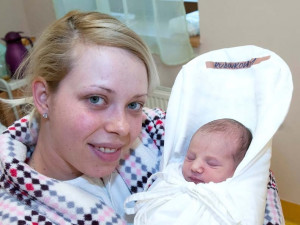 Isabel se narodila minutu po půlnoci. Foto: Jaroslav Appeltauer