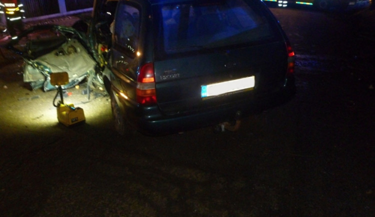 Nehoda v Alšově ulici. Foto: HZS LK