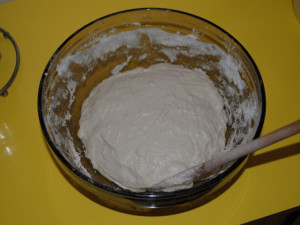 Těsto po zpracování