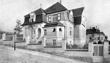 Historická fotografie vily. Foto: liberec-reichenberg.net