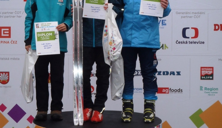 Štěpán Machač - dvojnásobný zlatý biatlonissta