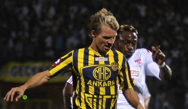 Jan Rajnoch ještě v dresu Ankaragücü. Foto: trthaber.com