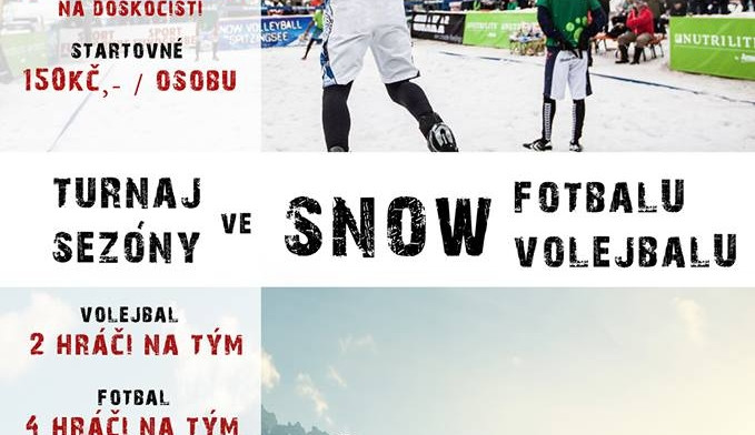Zkuste novou výzvu. Blíží se turnaj ve snow fotbale a volejbale