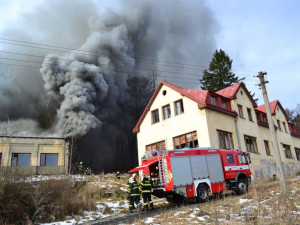 V Hanychově hořel dům obývaný bezdomovci