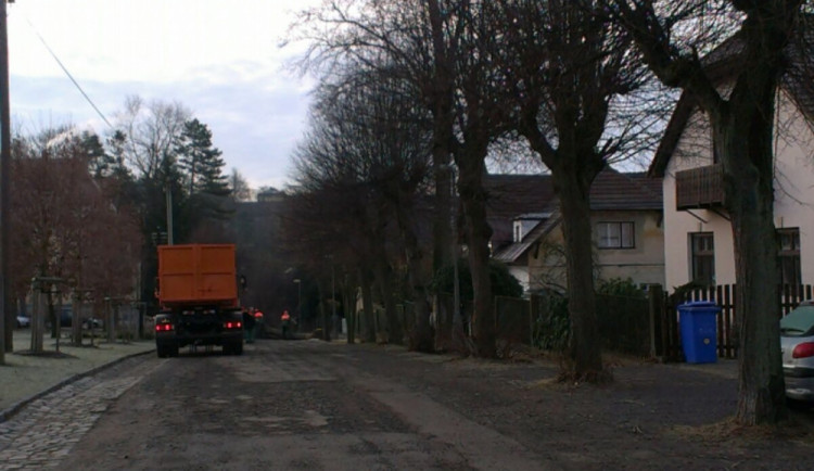 V Gorkého ulici padlo několik vzrostlých stromů