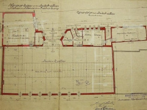 Půdorys autohaly. Foto:liberec-reichenberg.net