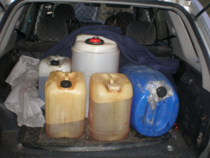 Celníci odhalili 1970 litrů nezdaněného lehkého topného oleje. Foto: Celní správa