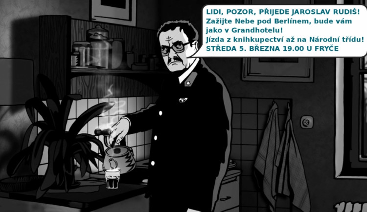 Alois Nebel zve na autorský večer k Fryčovi