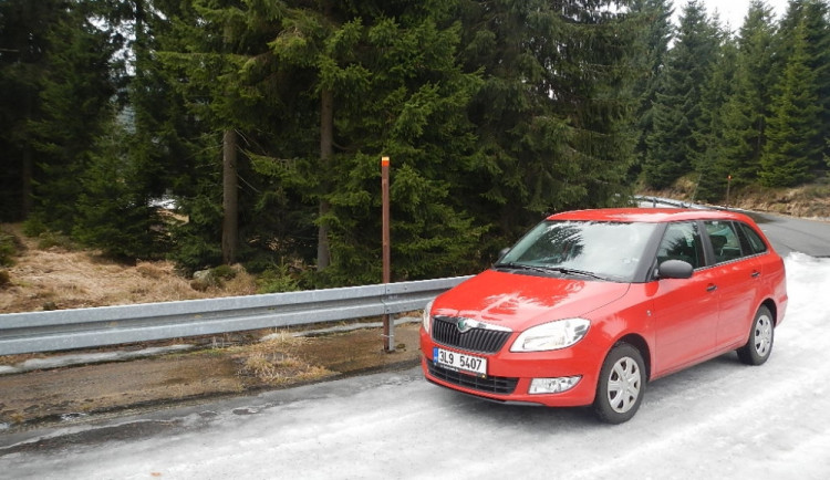 Aktuální stav na silnici kolem Souše. Foto: Jiří Langer