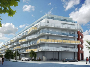 Jedna ze starších vizualizací bytového domu v ulici U Stoky. Foto: Gestab