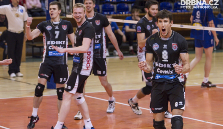 Budějčtí volejbalisté porazili Zlín a finále mají na dosah