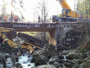 Náročné vyprošťování probíhalo až v sobotu. Foto: Jana Mužíková