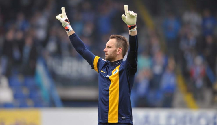 Přemysl Kovář slaví. Foto :Jaroslav Appeltauer