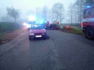 Srážku hadráka s Felicii odnesla dvoučlenná posádka. Foto: HZSLK