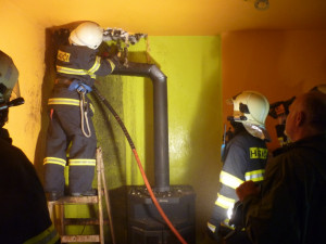Zásah hasičů z Krásné Studánky. Foto: archiv SDH