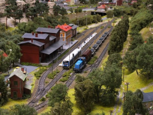 Dominanty Libereckého kraje pod jednou střechou. Foto: Království železnic