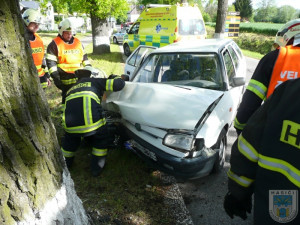 Silnici na Žitavu blokovala v sobotu nehoda Felicie