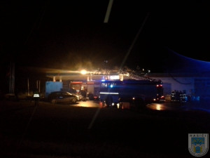 O požáru se hasiči dozvěděli krátce po půlnoci. Foto: Hasiči Hrádek nad Nisou