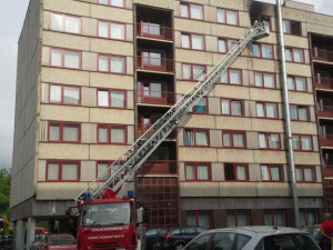 Zapomenutá svíčka zapálila pokoj na harcovských kolejích. Foto: HZSLK