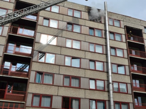 Zapomenutá svíčka zapálila pokoj na harcovských kolejích. Foto: HZSLK