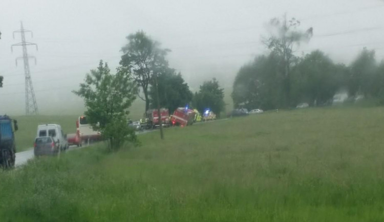 Nehoda pohledem jednoho ze čtenářů. Foto: Jakub Vojtinyi