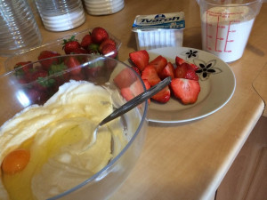 Tvarohové knedlíky s jahodami