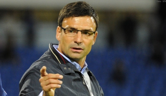 Samuel Slovák ještě jako trenér Slovanu Bratislava. Foto: corgonliga.sk