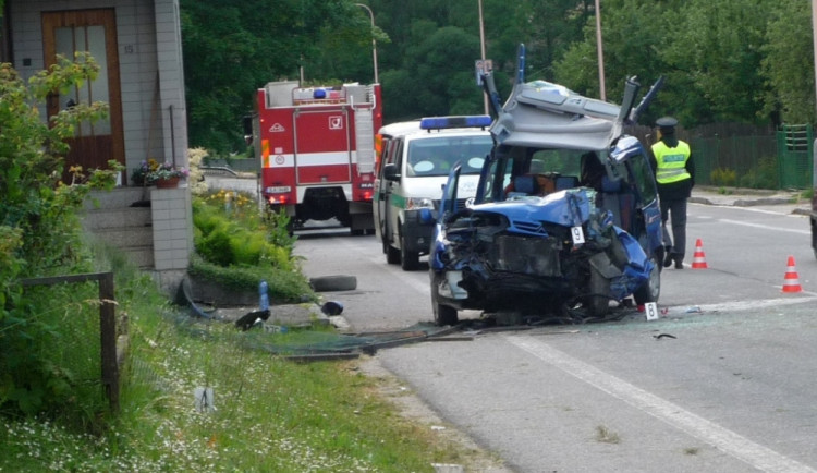  Citroën Berlingo by po nehodě nikdo nepoznal. Foto: HZSLK