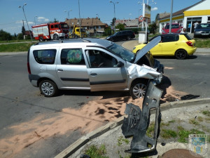 Nehoda se obešla bez zranění. Foto: Hasiči Hrádek nad Nisou