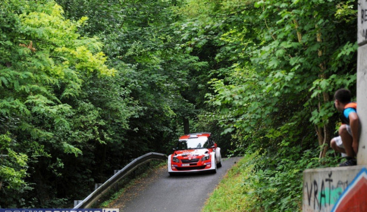 Jan Kopecký na trati Rally Bohemia 2014. Foto: Ivo Nesrovnal