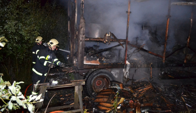 Maringotka lehla popelem. Foto: HZSLK