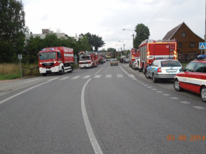 V Zákupech se propadla střecha bývalé mlékárny. Foto: HZSLK