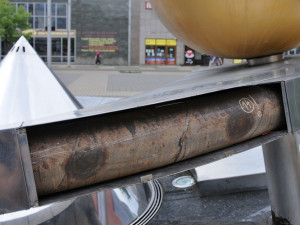 Poničená fontána. Foto: MML/Jan Vrabec