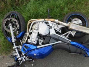 Nehoda u Nové Vsi. Foto: Policie ČR