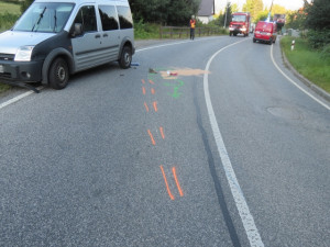 Nehoda v Ještědské ulici. Foto: Policie ČR