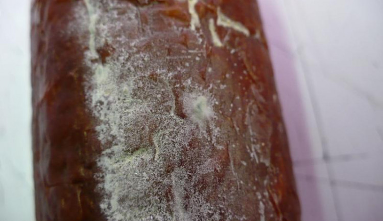 Plesnivý paprikový salám