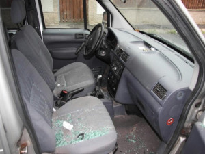 Vykradené auto. Foto: Policie ČR