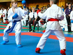 Kumite v podání začínajících závodníků v Trutnově