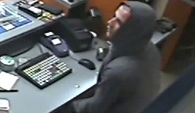 Kamerový záznam z přepadení. Foto: PČR